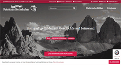 Desktop Screenshot of fotohaus-heimhuber.de